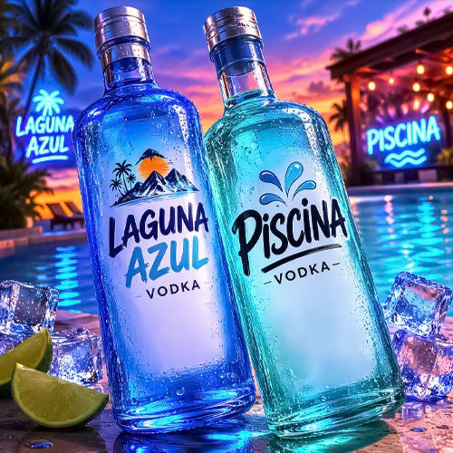 laguna azul y vodka piscina